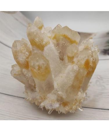 New Find Natural Beatiful Yellow Tibetan Quartz Crystal Cluster Specimen Crystal Stone Crystal Cluster - Buy Online on GoSupps.com