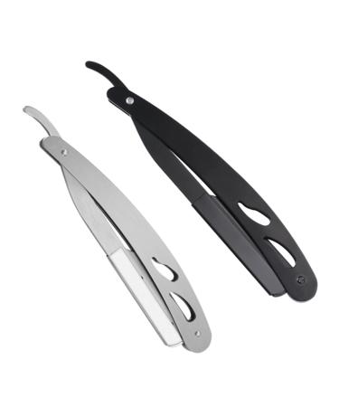 Hapinary metal scissors 2st vintage razor holder Razor plane holder Razor plane stand men shaver beard shaver manual shaving foldable bart ma razor man stainless steel