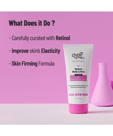 Anti-Aging Body Lotion with 4% Retinol & Niacinamide | Brightening & Nourishing | 7 fl oz for All Skin Types - Buy Online on GoSupps.com