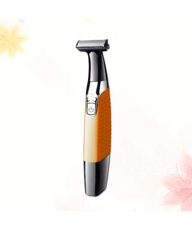Milisten Men Body Trimmer Electric Back Shaver Trimmer USB Replaceable Back Hair Removal and Body Shaver for Back Hair Removal (Orange) Mens Body Trimmer - Buy Online on GoSupps.com