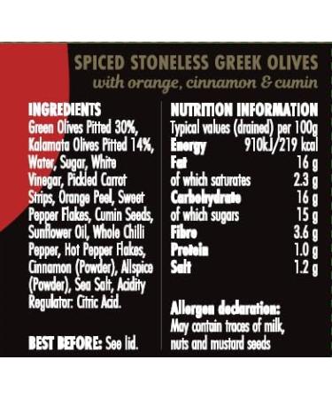 Epicure Spiced Stoneless Greek Olives 310 g (Pack of 1) - Buy Online on GoSupps.com