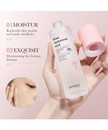 Rose Toner for Face Korean Skincare Rose Smoothing Toner for Face Rose Water Hydrating Facial Toner Smoothing Moisturizing Pore Exfoliating Toner Friendly Vegan - Buy Online on GoSupps.com