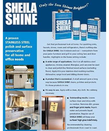 Sheila Shine Stainless Steel Cleaning Spray - 3 oz | Best Shine for Your Kitchen & Appliances | International Shipping Available - Buy Online on GoSupps.com