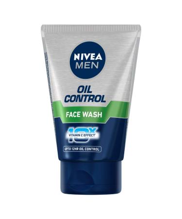 Nivea Men Oil Control Face Wash 10X Whitening - 100g/100ml - Buy Online on GoSupps.com