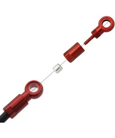 Bicycle Hydraulic Disc Brake Hose Kit 2000mm Red for Shimano BH90-SB System - Buy Online on GoSupps.com