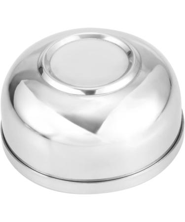 Beaupretty 2-Pack Razor Shell Containers with Lids - Shaving Foam & Soap Bowls for Travel | Silver Medium 2pcs - Buy Online on GoSupps.com