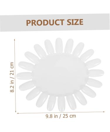 minkissy 1 Nail Gel Polish Nail Polish Display Wheel Nail Art Display Wheel Nail Gel Color Card Nail Art Display Board Nail Polish Rack Nail Art Tips Ribbon Sun Flower Manicure - Buy Online on GoSupps.com
