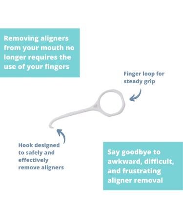 White Aligner Remover Tool - Sleek Design for Clear Retainers by Capsule Products - Buy Online on GoSupps.com