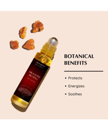 Dragon s Blood Resin Essential Oil Roll-On by Aromafume | 1 x 10ml / 0.33 fl oz by Aromafume| Ideal for Spirituality & Rituals | Made with Pure Resin from Socotra | Non-Alcoholic, Non-Toxic & Vegan - Buy Online on GoSupps.com