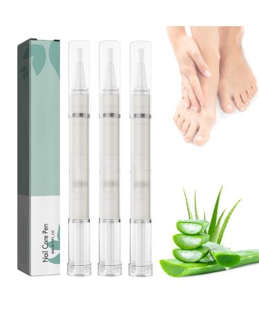 Dajasd 3 pieces Nail Care Pen nail fungus pen Health Nail Care Pen routine with tea tree oil vitamin E & aloe vera for well -kept fingernails & toenails
