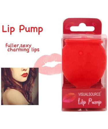 GEKUPEM Silicone Fish-Shaped Lip Plumper Device - Red - Buy Online on GoSupps.com