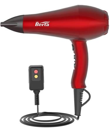 Buy BERTA Professional Hair Dryer 1875W - Tourmaline Ceramic Ionic Technology 4 Attachments - Fast International Shipping - Buy Online on GoSupps.com