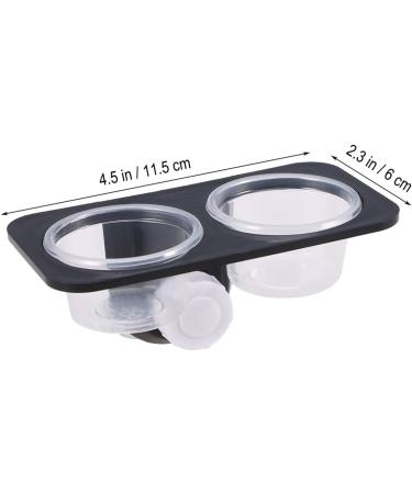 ULTECHNOVO Magnetic Reptile Water Bowl & Feeder Dish | Gecko Lizard Iguana Turtle Small Pets | Double Grid Design | Detachable & Suction Cup Type - Buy Online on GoSupps.com