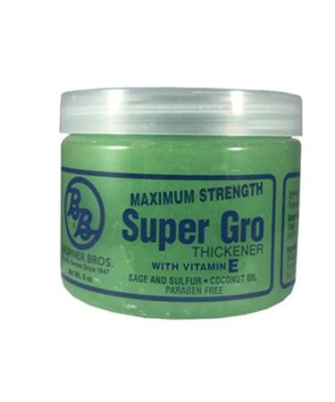 Bronner Brothers Super Gro Maximum Strength, 6 Ounce 6 Ounce (Pack of 1)