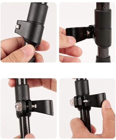 Old Man Crutches Carbon Ultralight Retractable Solid Wood Grip Non-Slip Cane Beautiful Scenery - Buy Online on GoSupps.com