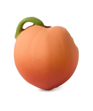 Oli & Carol Natural Rubber Baby Teething Ring - Peach Orange & Palm - Eco-Friendly Teether for Infants - Buy Online on GoSupps.com