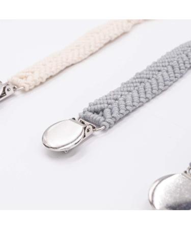 Vintage Crochet Pacifier Clip | Cotton Tassel Baby Teething Toy | Newborn Pacifier Chain - Buy Online on GoSupps.com