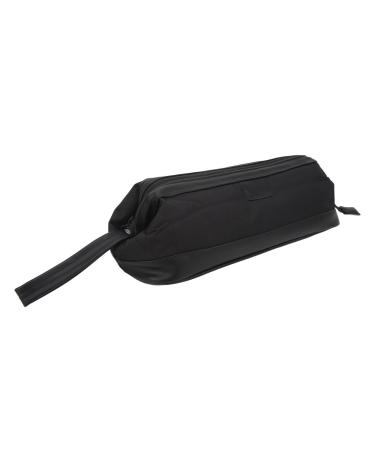 Hair Dryer Storage Bag Hair Curler Accessories Handbag Travel Portable Hair Dryer Protective Box(Black)