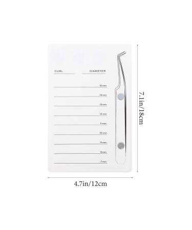 Buy Magnetic Eyelash Board - Acrylic Display Tray for Eyelash Extensions & Grafting Supplies | Premium Eyelash Accessories - International Shipping Available - Buy Online on GoSupps.com