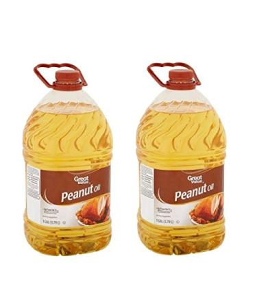 Great Value Peanut Oil 128 oz (Pack of 2) - Ideal for Frying & Cooking - Buy Online on GoSupps.com