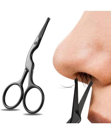 Small Hair Grooming Scissors and Brow Spoolie Brush Set - Multi-Purpose Beauty Kit for Eyebrow, Nose, Moustache, and Beard Grooming - Buy Online on GoSupps.com