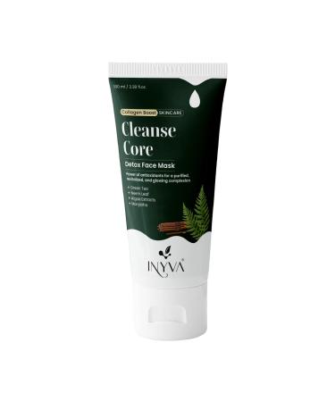 CleanseCore Detox Face Mask | With Algae Green Tea Manjistha & Neem Leaf Extract | Deep Cleansing & Purifying | Soothes & Revitalizes Skin | For All Skin Types - 100 ml