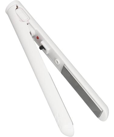 Buy Portable White Hair Straightener | Even Heating Flat Iron for Perfect Hair Bangs | International Shipping - Buy Online on GoSupps.com