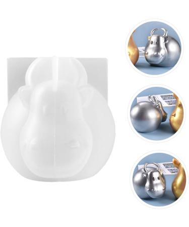 STOBOK 3pcs Animal Fudge Clear Silica Chocolate Gel Handmade Head Craft Adornment Crystal Art Shaped Whitex3pcs 6.9X7.2CMx3pcs - Buy Online on GoSupps.com