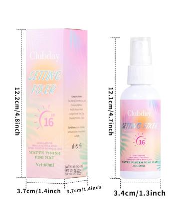 Matte Finishing Spray | Long Lasting Face Mist | Non-Drying Formula for All Skin Types | Lightweight Hydrating Makeup Spray - Buy Online on GoSupps.com