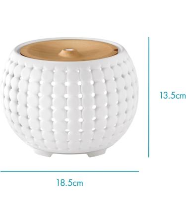 Ellia Gather Ultrasound Aroma Diffuser 170ml with Remote Control | Humidifier LED Lights Soothing Sounds | Ideal for Aromatherapy Yoga Spa & Bedroom - Buy Online on GoSupps.com
