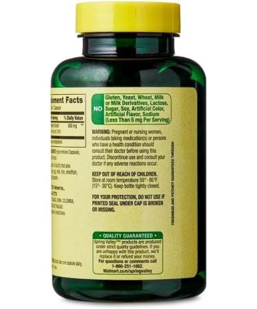 Spring Valley Cranberry Extract Vegetarian Capsules 500mg 60 Count + Daily Supplement Tracker Sticker - Buy Online on GoSupps.com