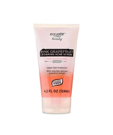 Beauty Pink Grapefruit Foaming Acne Scrub with Salicylic Acid Paraben Free 4.2 Fl Oz