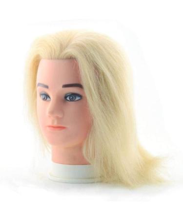 ZHJING Fashion Barber Shop Men Makeup Dummy Head Training Head Cut Hair Practice Model Head Dyed Head Mold Being