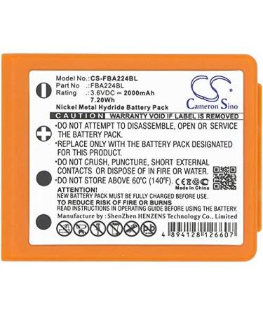 Replacement Battery for HBC Radiomatic Patrol D & Micron Series | 2000mAh Ni-MH | International Shipping Available - Buy Online on GoSupps.com