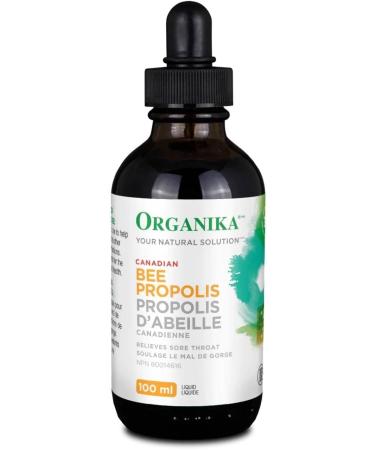 Organika Bee Propolis Liquid- Natural Immune Support Sore Throat Relief Antioxidant Alcohol-Free- 100 ml 100 ml (Pack of 1) Immune Support