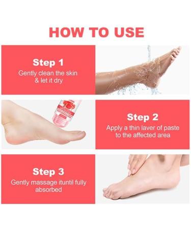 TUITUII Urea Foot Cream with moisturizing and anticracking foot cream for very dry feet 60 heel balm relieves itching for dry cracked feet heels elbows 40 g - Buy Online on GoSupps.com