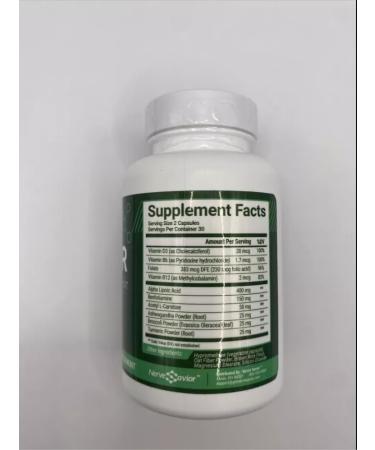 Nerve Savior Health Supplement - 60 Capsules | Genuine Nerve Support for Optimal Wellness - International Shipping Available - Buy Online on GoSupps.com
