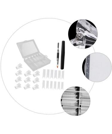 DOITOOL 1 Set Nail Set Nail Fixing Clips Nail Curve c Clip Nail Kits Nail Art Kit Nail DIY Manicure Kit Stiletto Gel Nail Finger Extension Clamp Plastic Major Nail Glue White - Buy Online on GoSupps.com