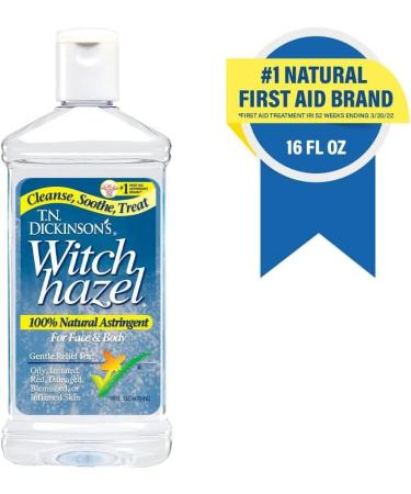 Buy TN Dickinson's Witch Hazel Natural Astringent 16 oz - Best Astringent for Skin Care | Fast International Shipping - Buy Online on GoSupps.com