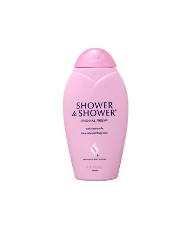 SHOWER TO SHOWER Body Powder Original Fresh 8 oz (Pack of 4) Fresh 8 Ounce (Pack of 4) - Buy Online on GoSupps.com