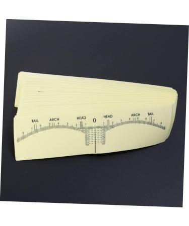 FRCOLOR 300 Pcs Tools Microblading Measuring Tool Eyebrow Ruler Self-adhesive Eyebrow Trimming - Buy Online on GoSupps.com