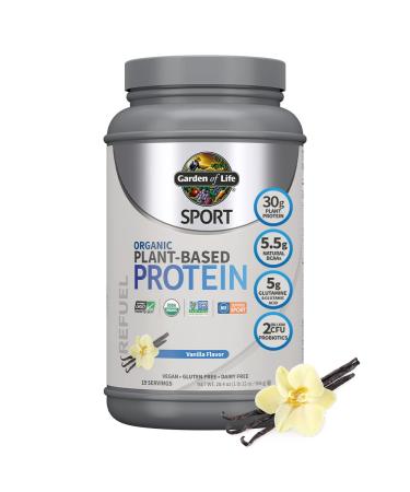 Garden of Life Sport Organic Plant-Based Protein Refuel Vanilla 28.4 oz (806 g)