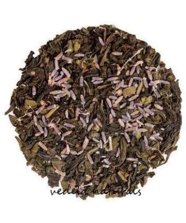 V DELA Naturals -Lavender Green Tea Whole Leaf with lemongrass | Decaf Tea for Distress Mind | 100 Gram - 150 Cups | (100grm) - Buy Online on GoSupps.com