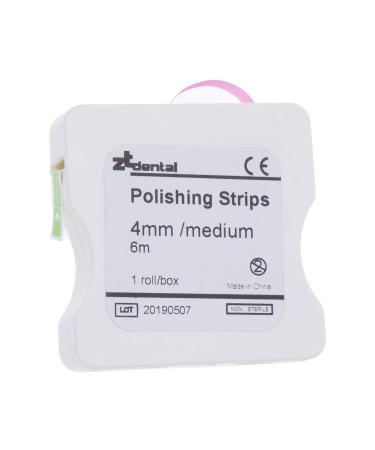 HEALLILY Dental Polishing Strip Resin Tooth Interdental Sanding Grinding Whitening Teeth Surface Dentistry Lab Supplie Tool 1 Box(Rosy)