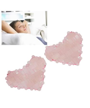 Verdant Touch Jade Stone Eye Patches - Heart-Shaped Pink Eye Pads for Facial Edema Relief | 2 Pack - Buy Online on GoSupps.com