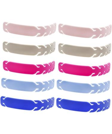 Solust Retainer 10-Pack: Adjustable Leather Ear Hook Accessories for Face Masks & Hearing Protection - Secure Your Style - Buy Online on GoSupps.com
