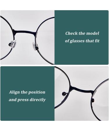 GorgeCraft 24 Pair Silicone-Glass Nose Pads | Soft Non-Slip Replacement Cushion Set for Sports Glasses - Oval & Round Styles - Buy Online on GoSupps.com