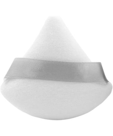 Triangle Pure Cotton Powder Fan-Shaped Makeup Puff Loose Powder Puff Space-Saving with Strong and Uniform Adhesion Suitable for Large Area Makeup/l White - Buy Online on GoSupps.com