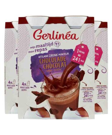Gerlineac a 3x Gerlinea My Meal Slimming Drink Chocolate 4 x 236 ml