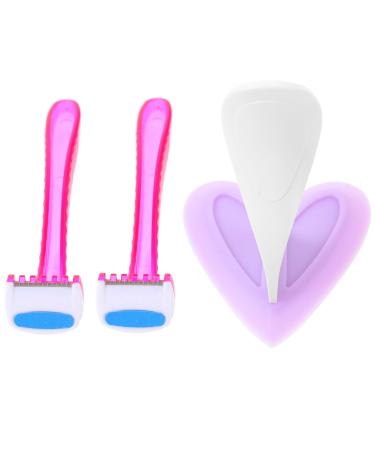 FRCOLOR Kit Complet De Tondeuse Bikini 3 Pi ces Rasoir En Plastique Pour Bikini Poils Pour Zones Intimes F minines Rasoir Pour Femmes Pour L pilation Couleur Al atoire